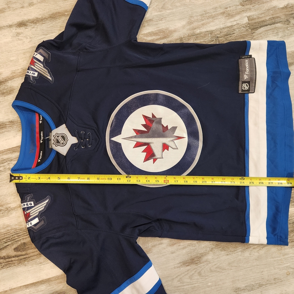 Fanatics Blue Winnipeg Jets Jersey